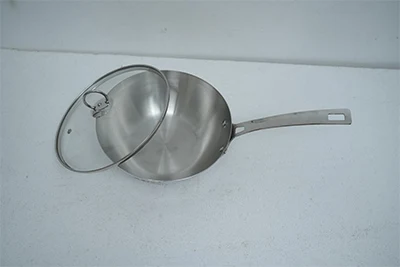 Woke High Grade Stainless Steel Glass Lid